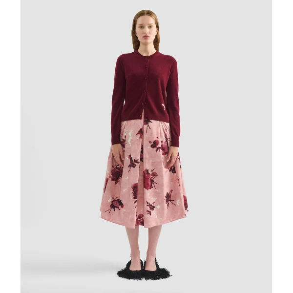 Erdem Cashmere Crew Neck Cardigan - Knitwear - British Romantic Luxury at Luxury Shoes 