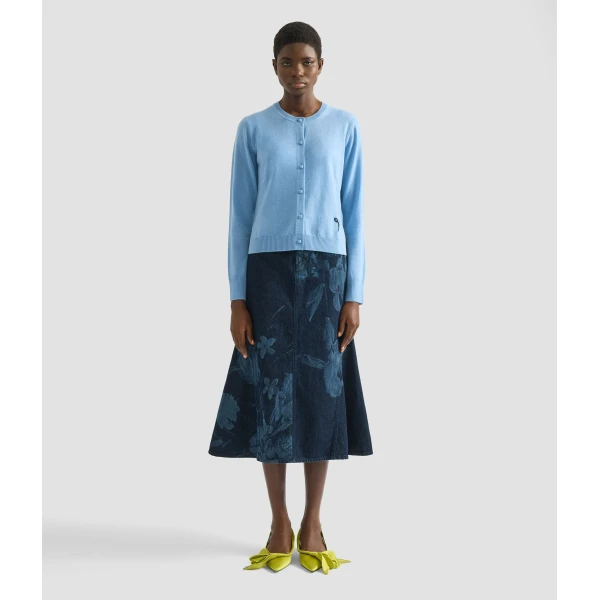 Erdem Cashmere Crew Neck Cardigan - Knitwear - British Romantic Luxury at Luxury Shoes 