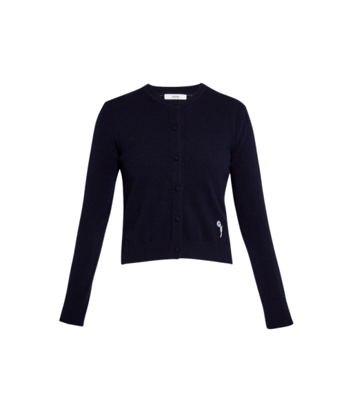 Erdem Cashmere Crew Neck Cardigan - Knitwear - British Romantic Luxury at Luxury Shoes 
