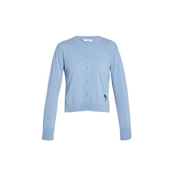 Erdem Cashmere Crew Neck Cardigan - Knitwear - British Romantic Luxury at Luxury Shoes 