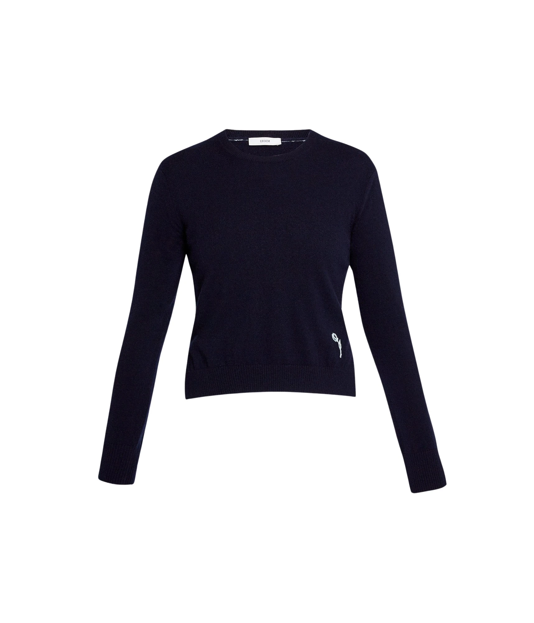 Erdem-Cashmere-Crew-Neck-Jumper-coveti-260774_nobg Erdem Cashmere Crew Neck Jumper - Knitwear - British Romantic Luxury at Luxury Shoes