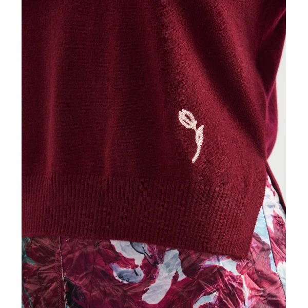 Erdem Cashmere Crew Neck Jumper - Knitwear - British Romantic Luxury at Luxury Shoes 