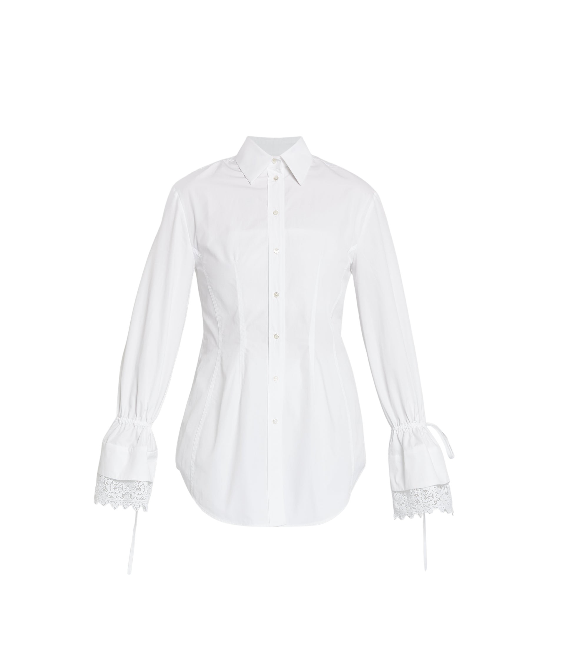 Erdem Cotton Poplin Long Sleeve Shirt - Tops - British Romantic Luxury at Luxury Shoes 