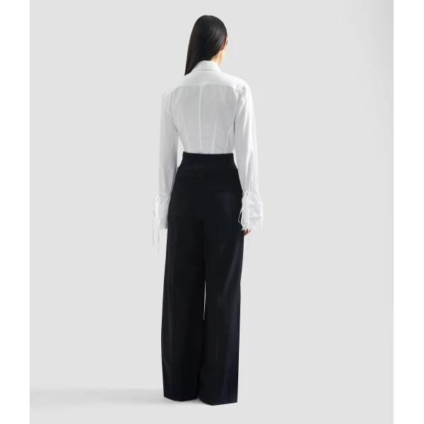 Erdem Cotton Poplin Long Sleeve Shirt - Tops - British Romantic Luxury at Luxury Shoes 