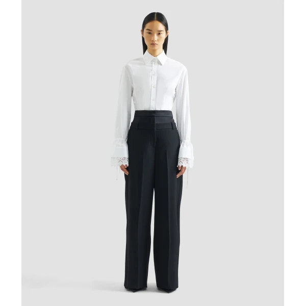 Erdem Cotton Poplin Long Sleeve Shirt - Tops - British Romantic Luxury at Luxury Shoes 