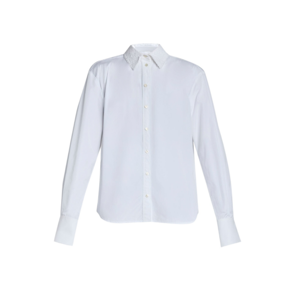 Erdem Cotton Poplin Long Sleeve Shirt