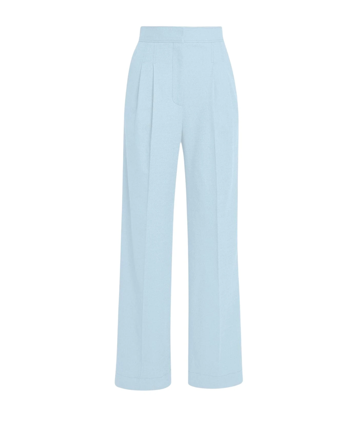 Erdem-Crepe-Wide-Leg-Trouser-coveti-224756_nobg Erdem Crepe Wide Leg Trouser - Pants - British Romantic Luxury at Luxury Shoes