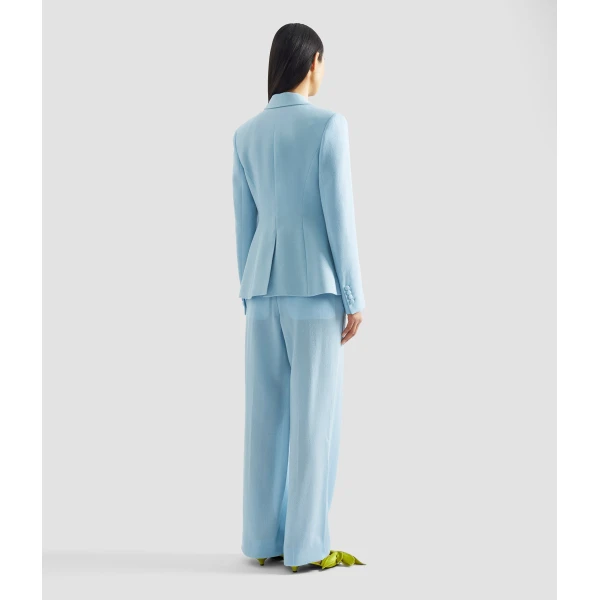 Erdem Crepe Wide Leg Trouser - Pants - British Romantic Luxury at Luxury Shoes 