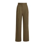 Erdem Crepe Wide Leg Trouser - Pants - British Romantic Luxury at Luxury Shoes 