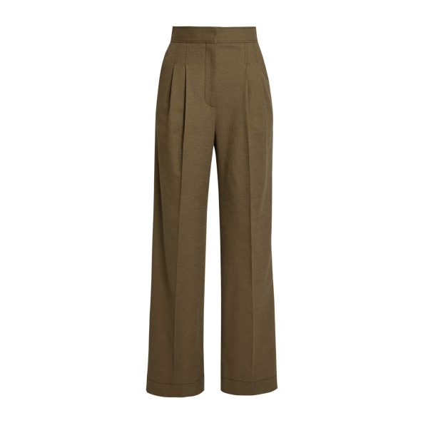 Erdem Crepe Wide Leg Trouser - Pants - British Romantic Luxury at Luxury Shoes 