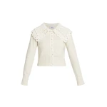 Erdem-Crew-Neck-Cardigan-coveti70231_nobg Erdem Crew Neck Cardigan - Knitwear - British Romantic Luxury at Luxury Shoes