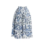 Erdem Crinkled Jacquard Midi Full Skirt - Skirts - British Romantic Luxury at Luxury Shoes 