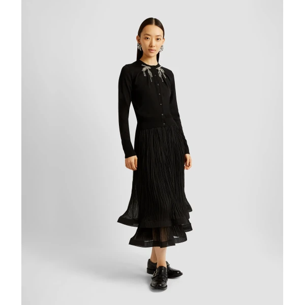 Erdem Cropped Cardigan - Knitwear - British Romantic Luxury at Luxury Shoes 