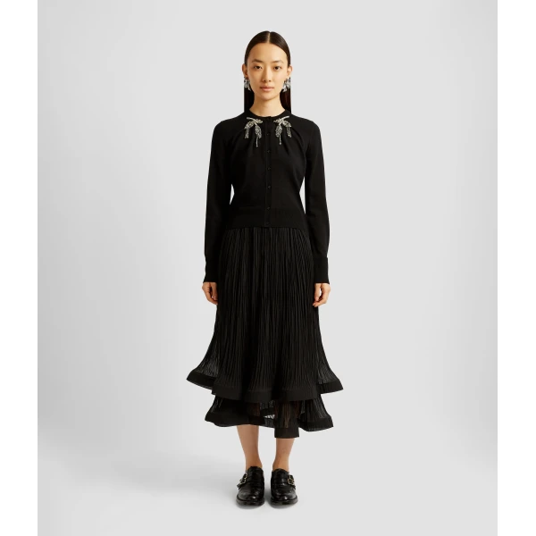 Erdem Cropped Cardigan - Knitwear - British Romantic Luxury at Luxury Shoes 