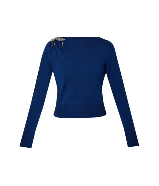 Erdem Cropped Jumper - Knitwear - British Romantic Luxury at Luxury Shoes 