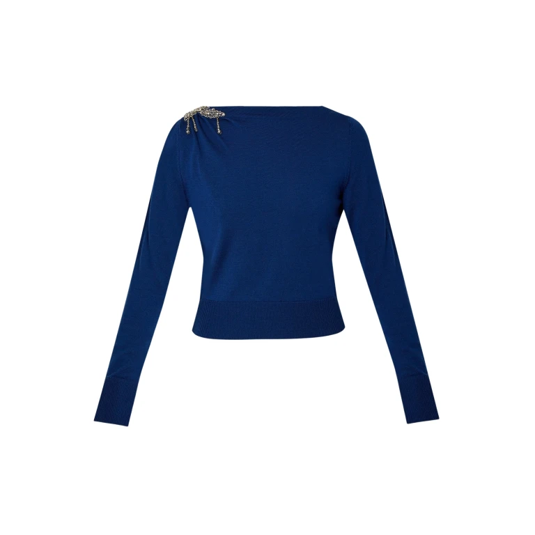 Erdem Cropped Jumper - Knitwear - British Romantic Luxury at Luxury Shoes 