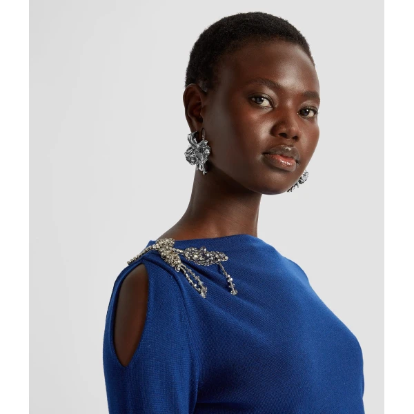 Erdem Cropped Jumper - Knitwear - British Romantic Luxury at Luxury Shoes 