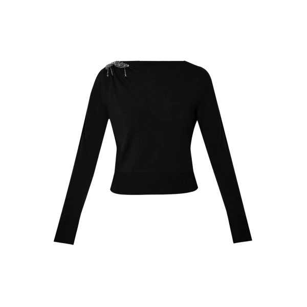 Erdem Cropped Jumper - Knitwear - British Romantic Luxury at Luxury Shoes 