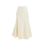 Erdem Denim Flared Midi Skirt - Skirts - British Romantic Luxury at Luxury Shoes 