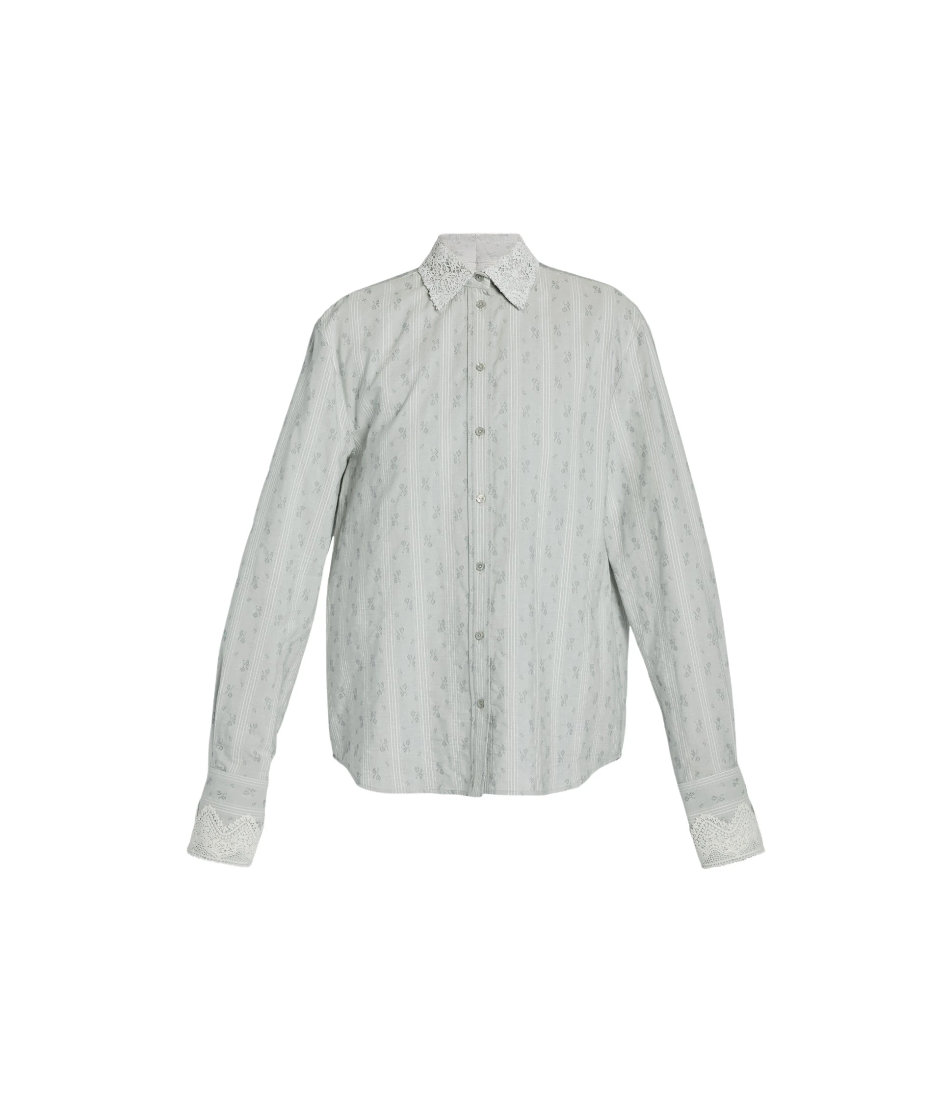 Erdem-Ditsy-Cotton-Stripe-Long-Sleeve-Shirt-coveti78345_nobg Erdem Ditsy Cotton Stripe Long Sleeve Shirt - Tops - British Romantic Luxury at Luxury Shoes