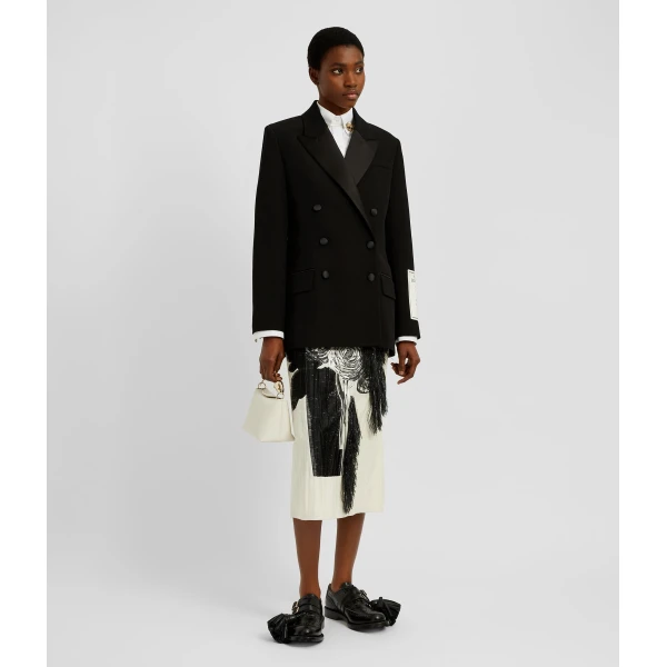 Erdem Double Breasted Blazer - Jackets - British Romantic Luxury at Luxury Shoes 