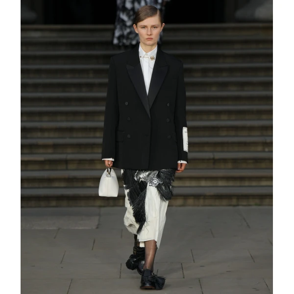 Erdem Double Breasted Blazer - Jackets - British Romantic Luxury at Luxury Shoes 