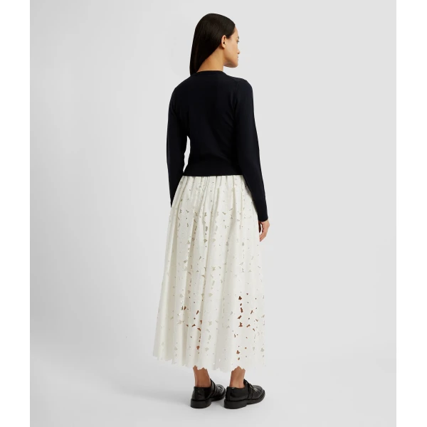 Erdem Drape Detail Knit Cardigan - Knitwear - British Romantic Luxury at Luxury Shoes 