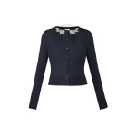 Erdem Drape Detail Knit Cardigan - Knitwear - British Romantic Luxury at Luxury Shoes 
