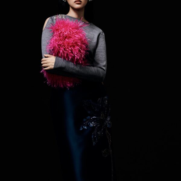Erdem Drape Detail Knit Jumper, view 7