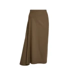 Erdem Draped Crepe Midi Skirt - Skirts - British Romantic Luxury at Luxury Shoes 