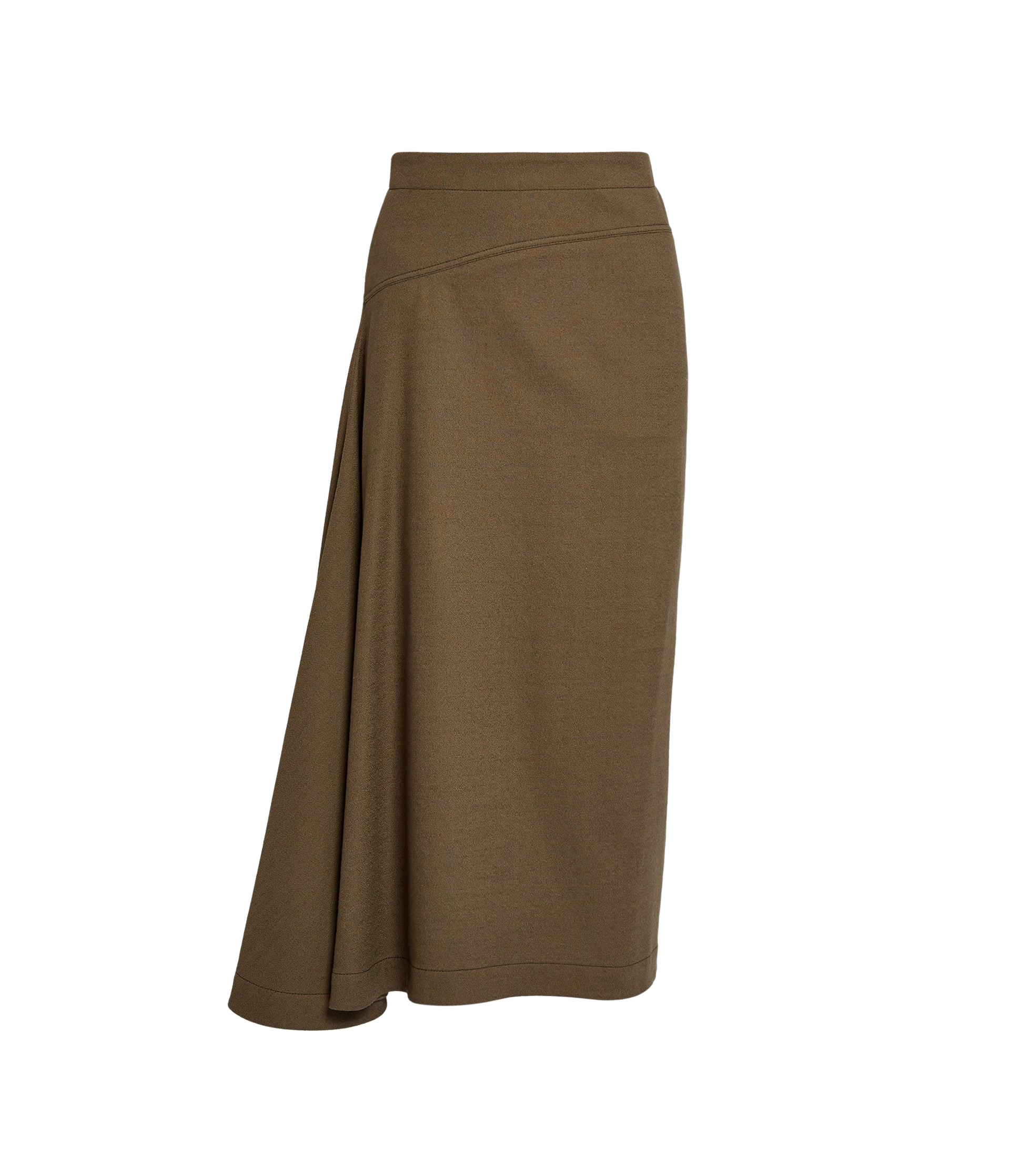 Erdem Draped Crepe Midi Skirt - Skirts - British Romantic Luxury at Luxury Shoes 
