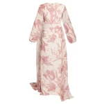Erdem Draped Floral Print Silk Voile Gown - Dresses - British Romantic Luxury at Luxury Shoes 