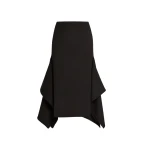 Erdem Draped Grain De Poudre Pencil Skirt - Skirts - British Romantic Luxury at Luxury Shoes 