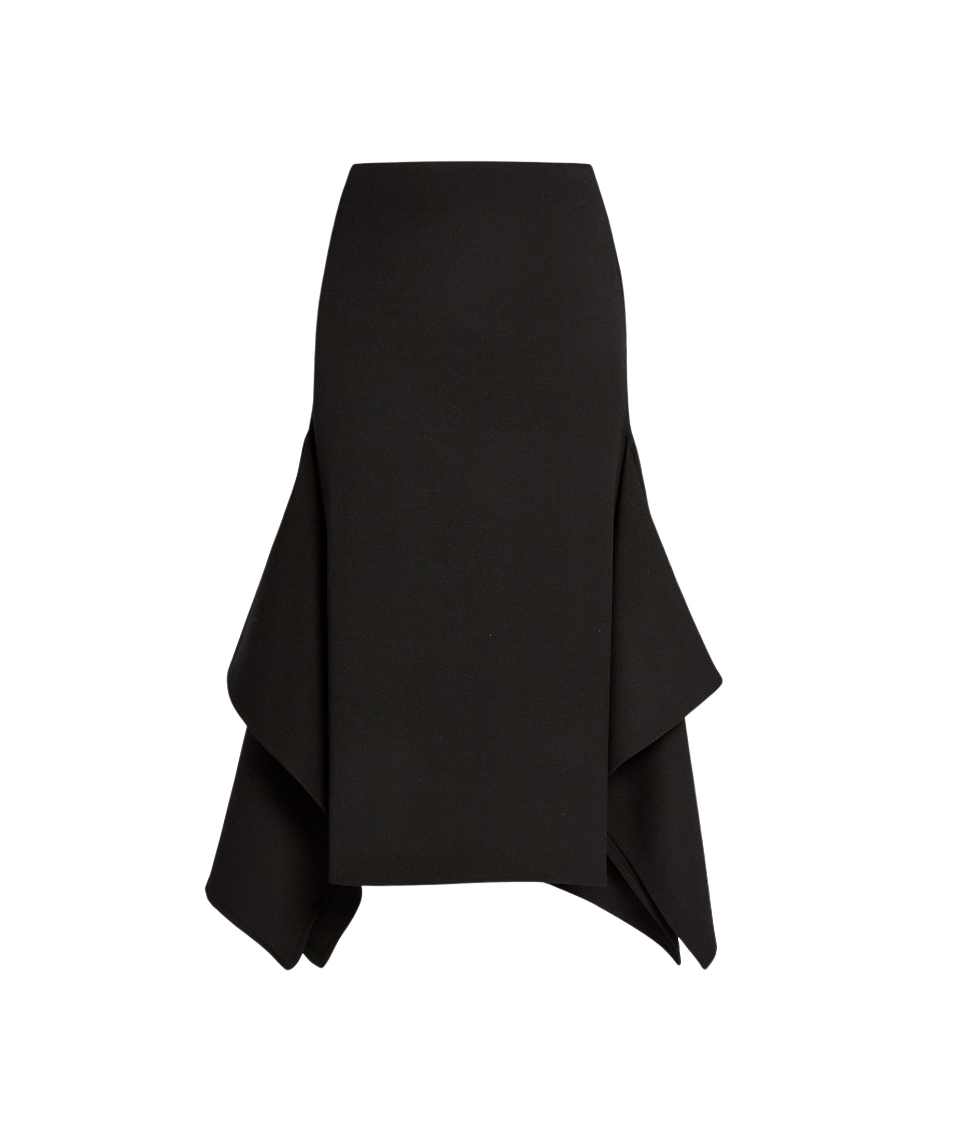 Erdem Draped Grain De Poudre Pencil Skirt - Skirts - British Romantic Luxury at Luxury Shoes 