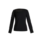 Erdem Draped Satin Cady Long Sleeve Blouse - Tops - British Romantic Luxury at Luxury Shoes 