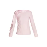 Erdem Draped Satin Cady Long Sleeve Blouse - Tops - British Romantic Luxury at Luxury Shoes 