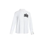 Erdem Embellished Cotton Poplin Long Sleeve Shirt - Tops - British Romantic Luxury at Luxury Shoes 