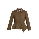 Erdem Embellished Crepe Peplum Blazer - Jackets - British Romantic Luxury at Luxury Shoes 