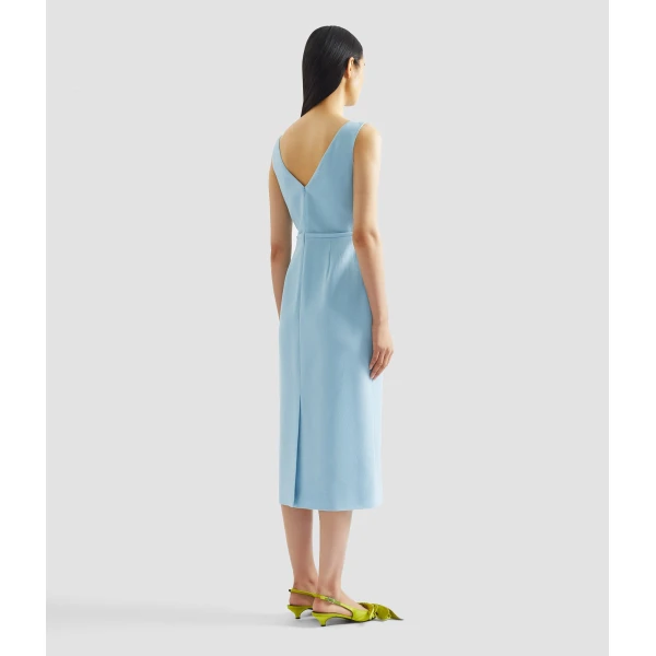 Erdem Embellished Crepe Sleeveless Midi Dress - Dresses - British Romantic Luxury at Luxury Shoes 