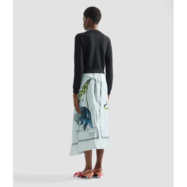 Erdem Embellished Crew Neck Cardigan - Knitwear - British Romantic Luxury at Luxury Shoes 
