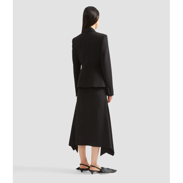 Erdem Embellished Grain De Poudre Fitted Blazer - Jackets - British Romantic Luxury at Luxury Shoes 