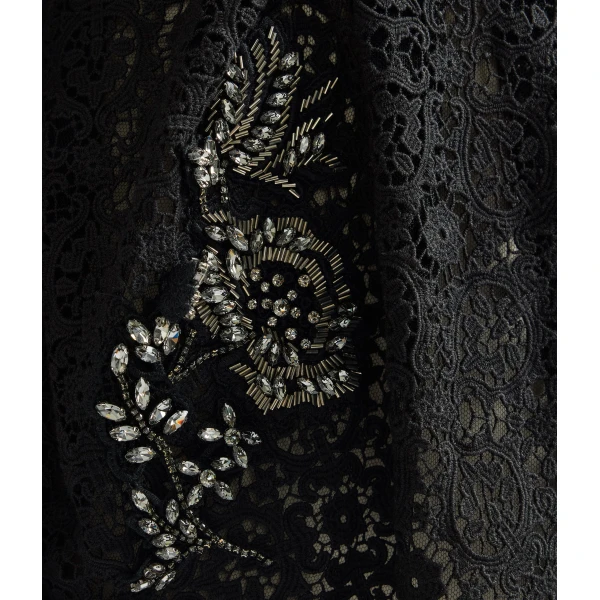Erdem Embellished Guipure Long Sleeve Midi Dress - Dresses - British Romantic Luxury at Luxury Shoes 