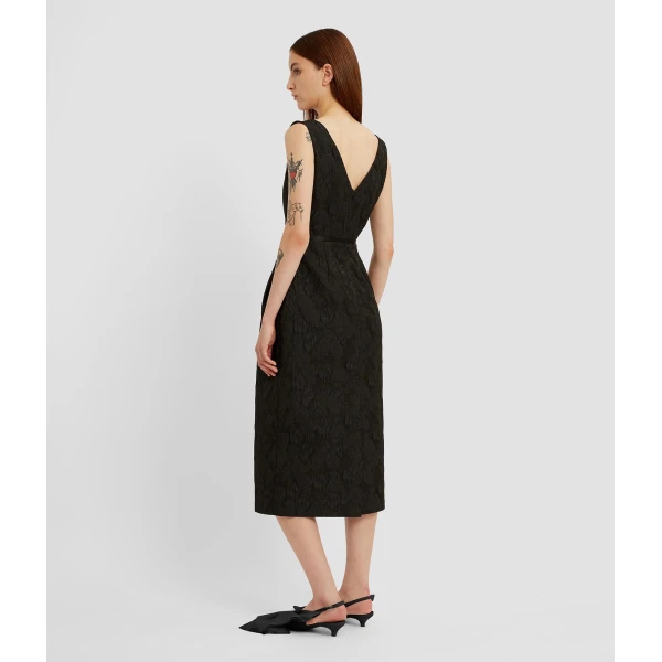 Erdem Embellished Jacquard Midi Dress - Dresses - British Romantic Luxury at Luxury Shoes 