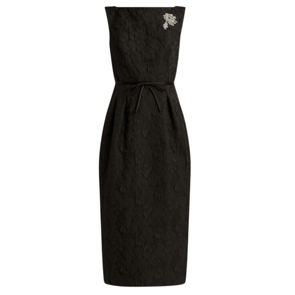 Erdem Embellished Jacquard Midi Dress - Dresses - British Romantic Luxury at Luxury Shoes 