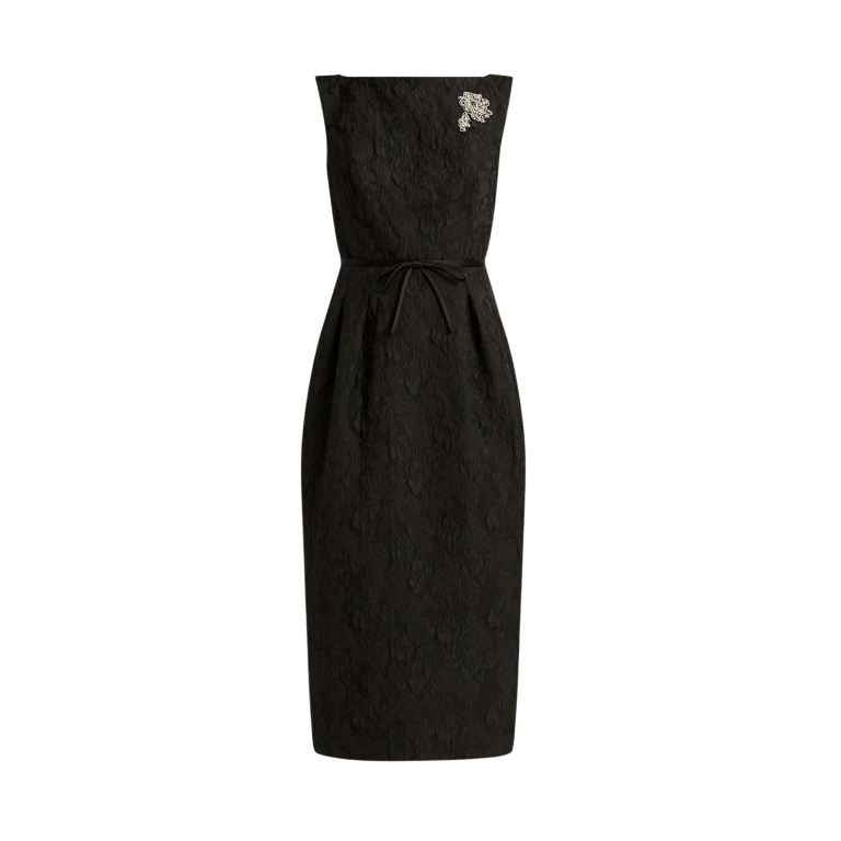 Erdem Embellished Jacquard Midi Dress - Dresses - British Romantic Luxury at Luxury Shoes 