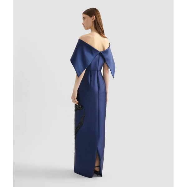 Erdem Embellished Mikado Off The Shoulder Gown - Dresses - British Romantic Luxury at Luxury Shoes 