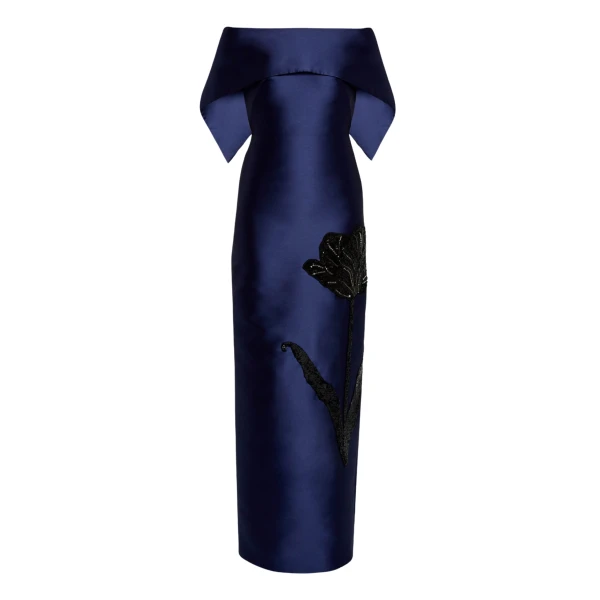 Erdem Embellished Mikado Off The Shoulder Gown - Dresses - British Romantic Luxury at Luxury Shoes 