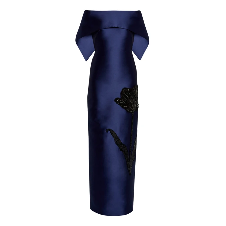 Erdem Embellished Mikado Off The Shoulder Gown - Dresses - British Romantic Luxury at Luxury Shoes 