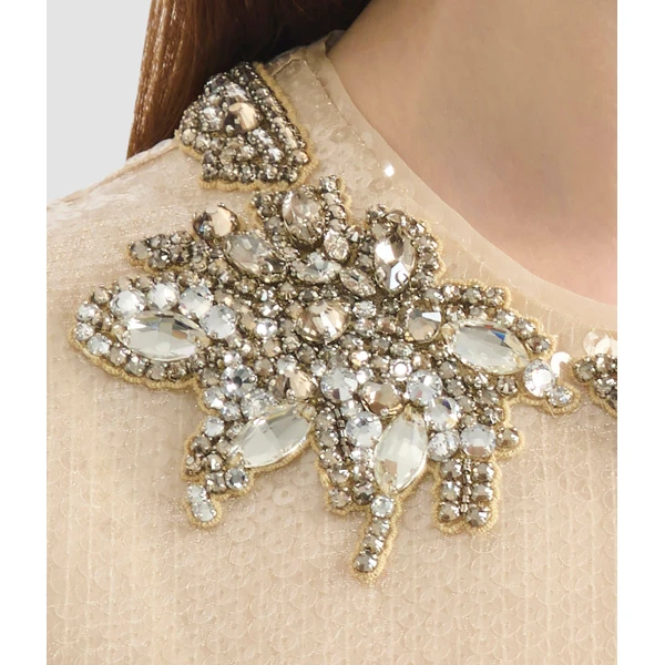 Erdem Embellished Organza Sequin Midi Dress - Dresses - British Romantic Luxury at Luxury Shoes 