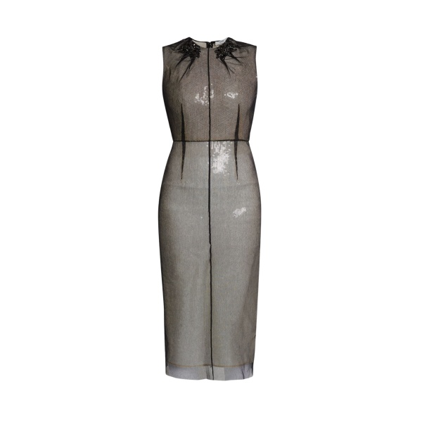 Erdem Embellished Organza Sequin Midi Dress - Dresses - British Romantic Luxury at Luxury Shoes 